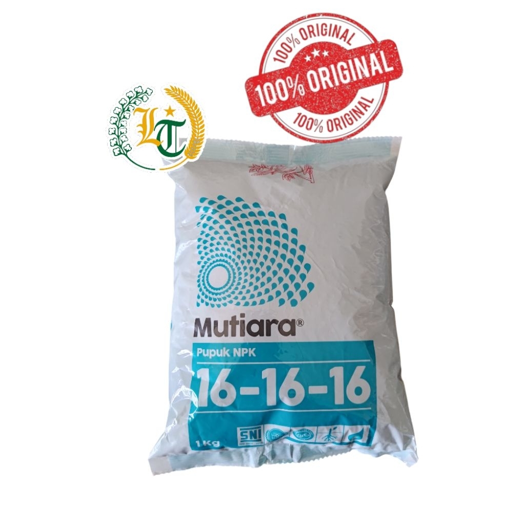 Npk mutiara 161616 kemasan pabrik 1kg