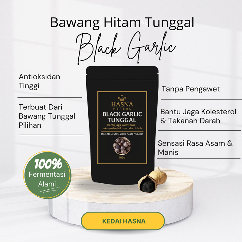 

Black Garlic Bawang Hitam Tunggal Super Food 100g