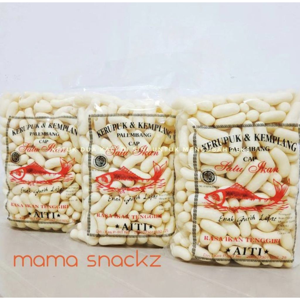

Kerupuk Pilus Palembang Cap Satu Ikan - Gurih Renyah Nikmat