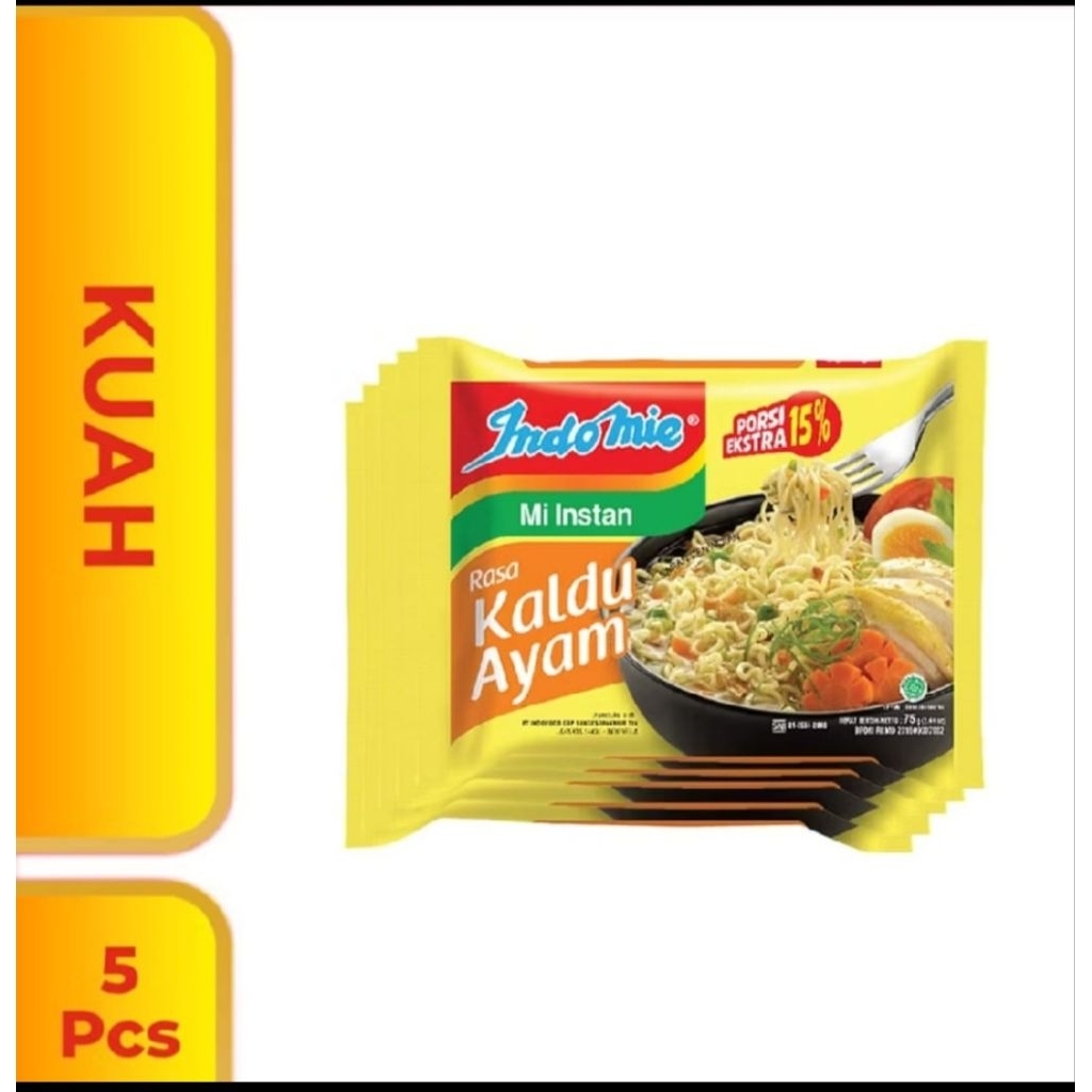 

ndomie kuah rasa kaldu ayam isi 1pcs paling murah