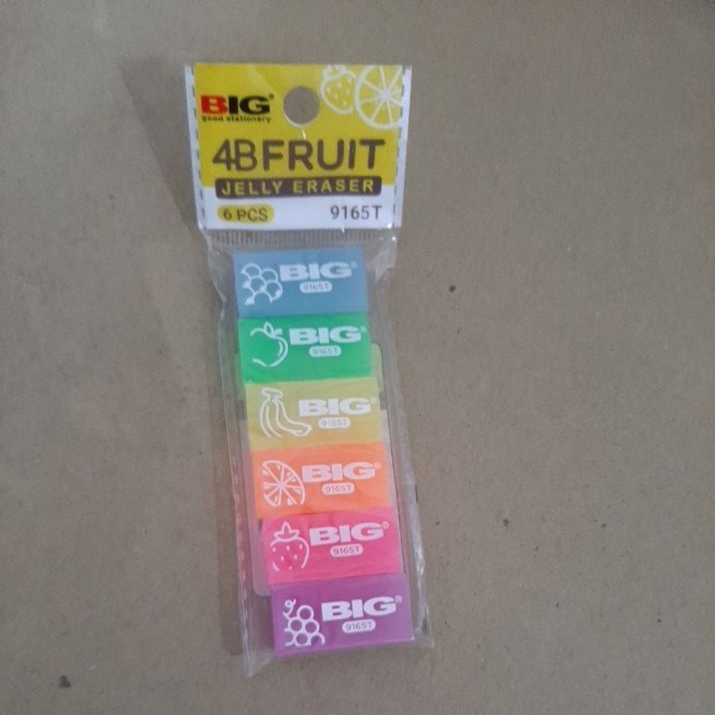 

penghapus Big fruit isi 6