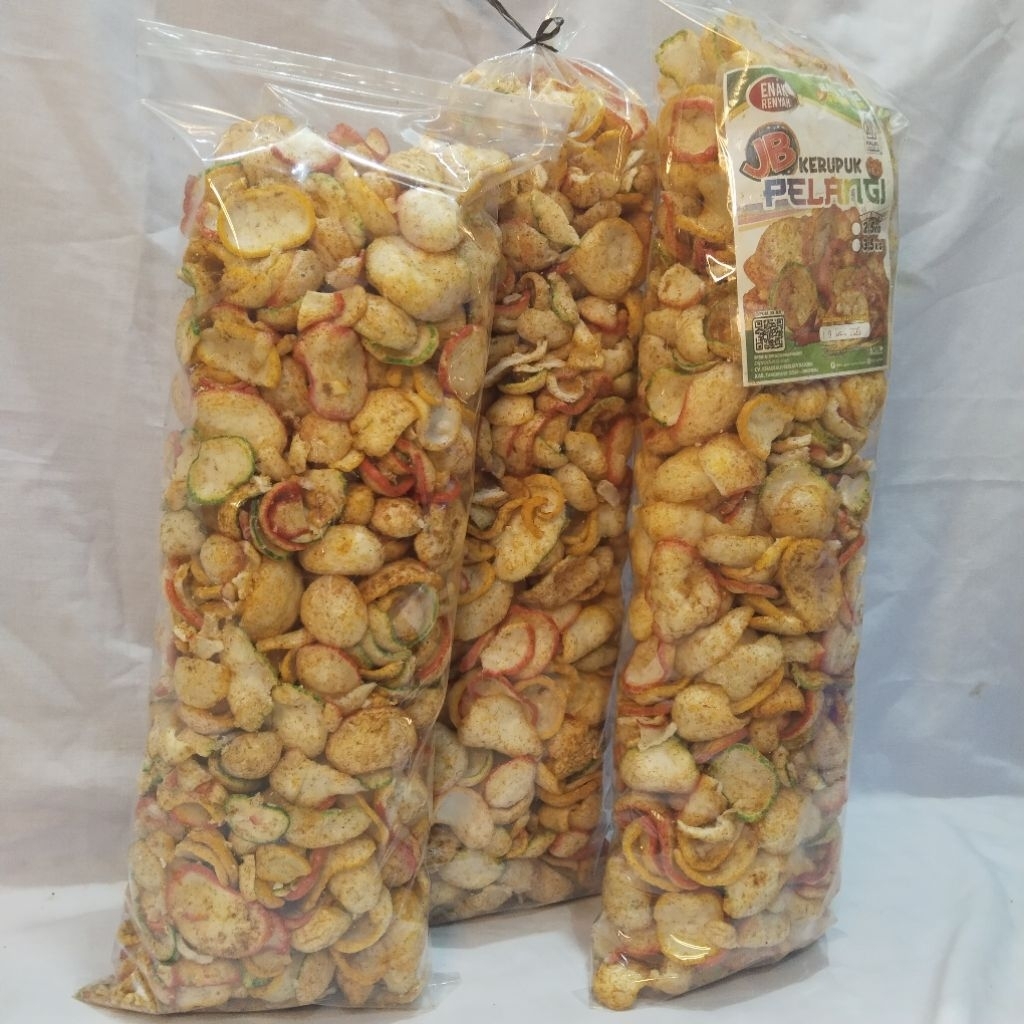 

Kerupuk Pedas 500g / Kerupuk Jablai Pelangi