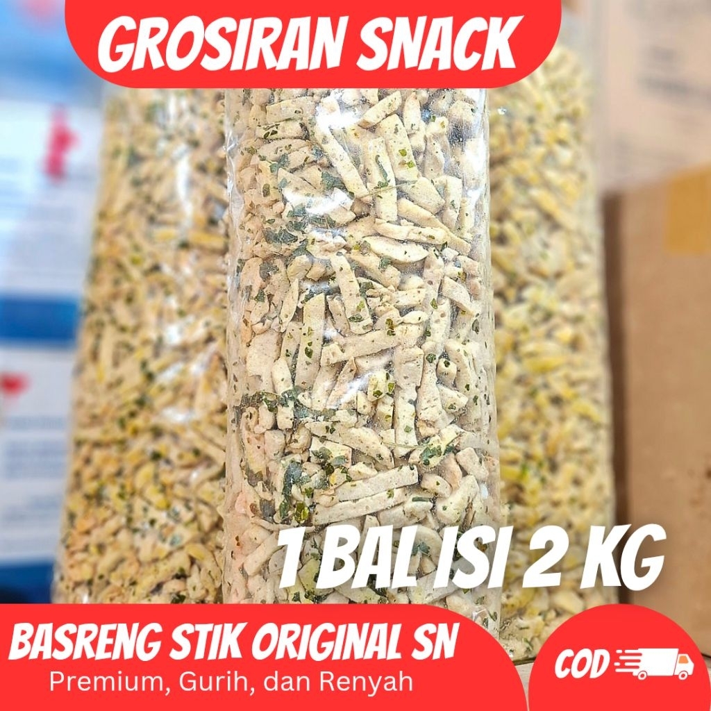 

(1 BALL 2 KG) BASRENG STIK ORIGINAL DAUN JERUK SN/ BASRENG VIRAL / BASRENG KEKINIAN