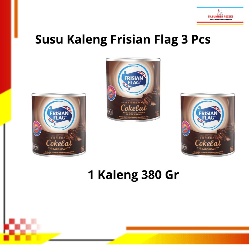 

[PAKET HEMAT ISI 3] Susu Kaleng Coklat Frisian Flag 370 Gr PROMO MURAH/ Frisian Flag Coklat Kental Manis Kaleng 370 Gr PROMO MURAH