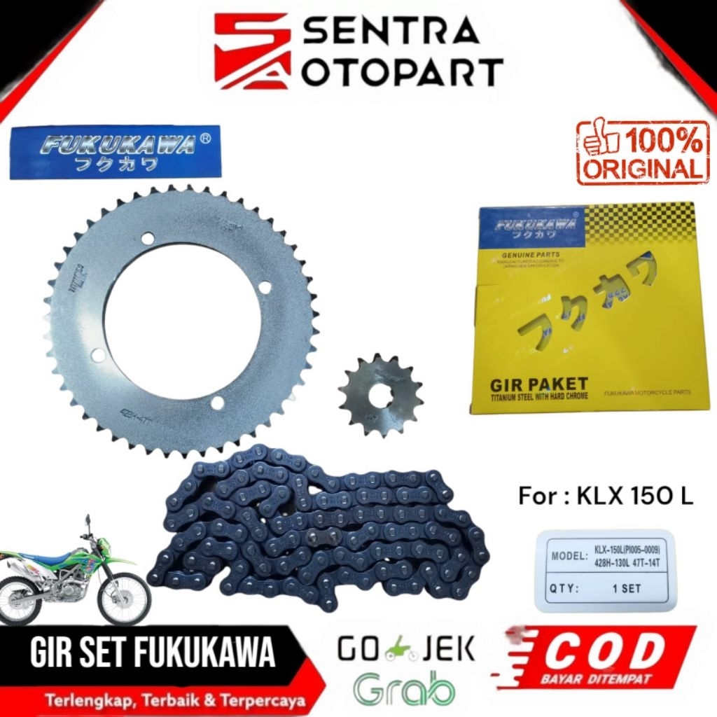 Gearset girset paket gir gear KLX150 KLX 150 L fukukawa