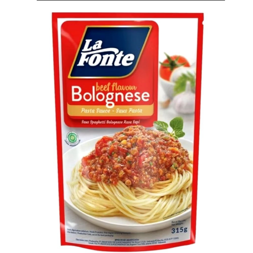 

La fonte Saus Pasta Bolognese beef 315gr