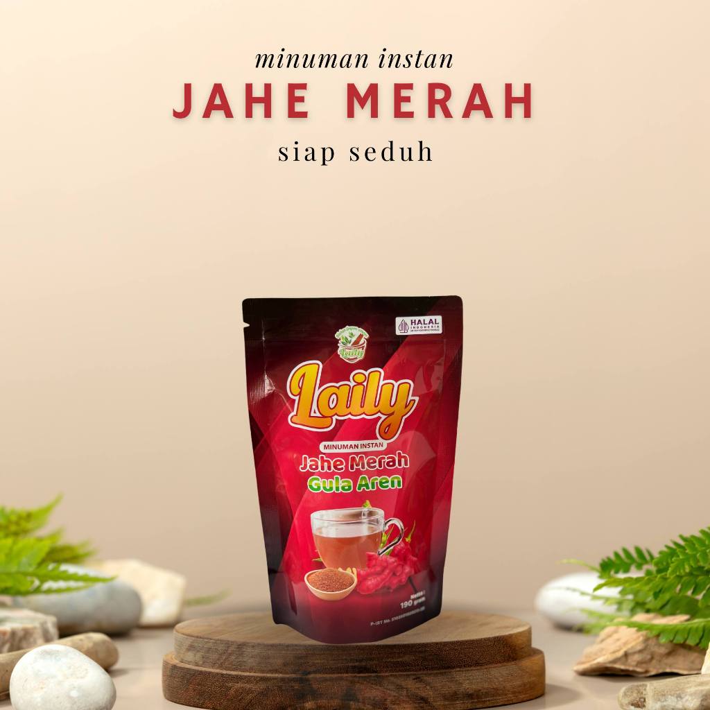 

Lailly Jahe Merah Siap Seduh Gula Aren (190g)