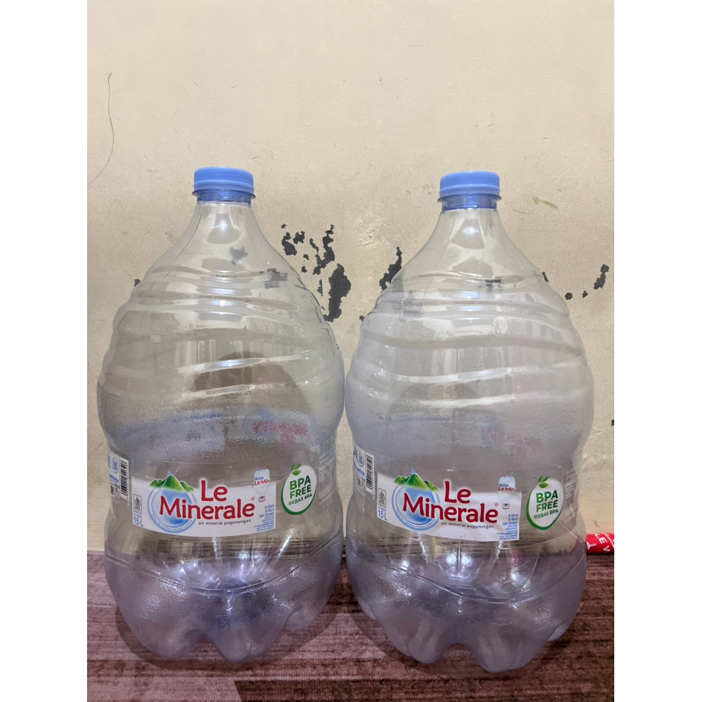 

Galon kosong Le Minerale 15 L second ori masih bagus