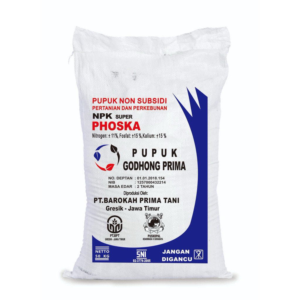 PUPUK PHOSKA 1 SAK REPACK 50 KG