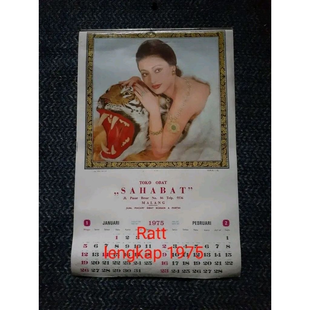 

Kalender thn. 1975 lawas