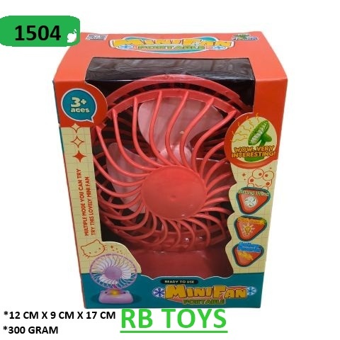 MAINAN ANAK ANAK KIPAS ANGIN BATERAI + LAMPU 1504