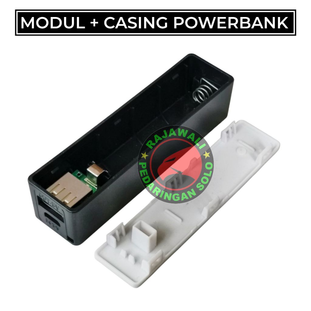 Casing Modul Powerbank rakitan 1 baterai 18650 Power bank murah