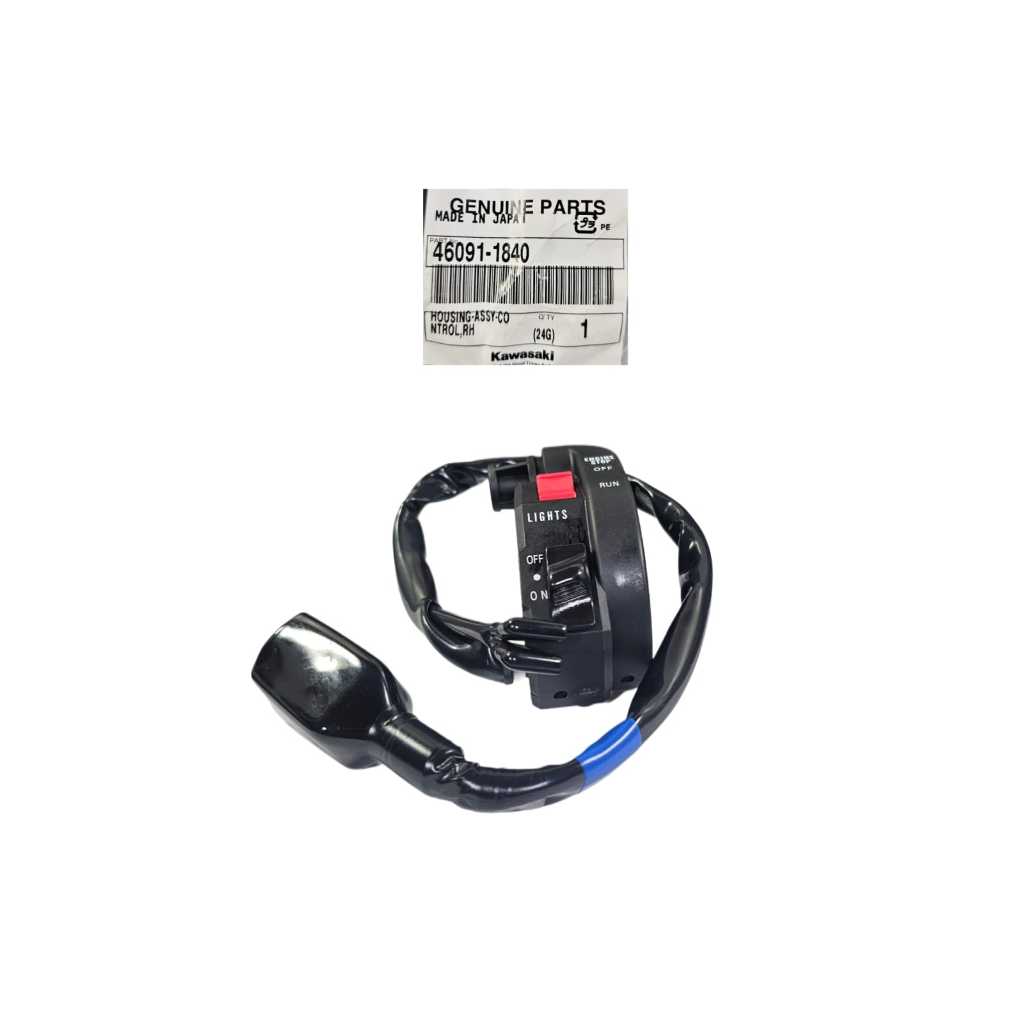 Saklar Holder Gas Spontan ada lampu kanan Ninja R / SS 2Tak Original 46091-1840