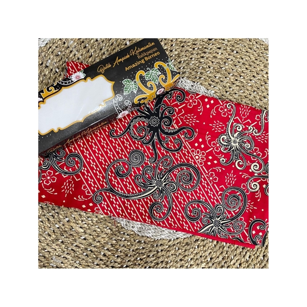 KAIN BATIEK AMPIEK KALIMANTAN - KAIN BATIK KHAS DAYAK KALIMANTAN - BATIK DAYAK KALIMANTAN
