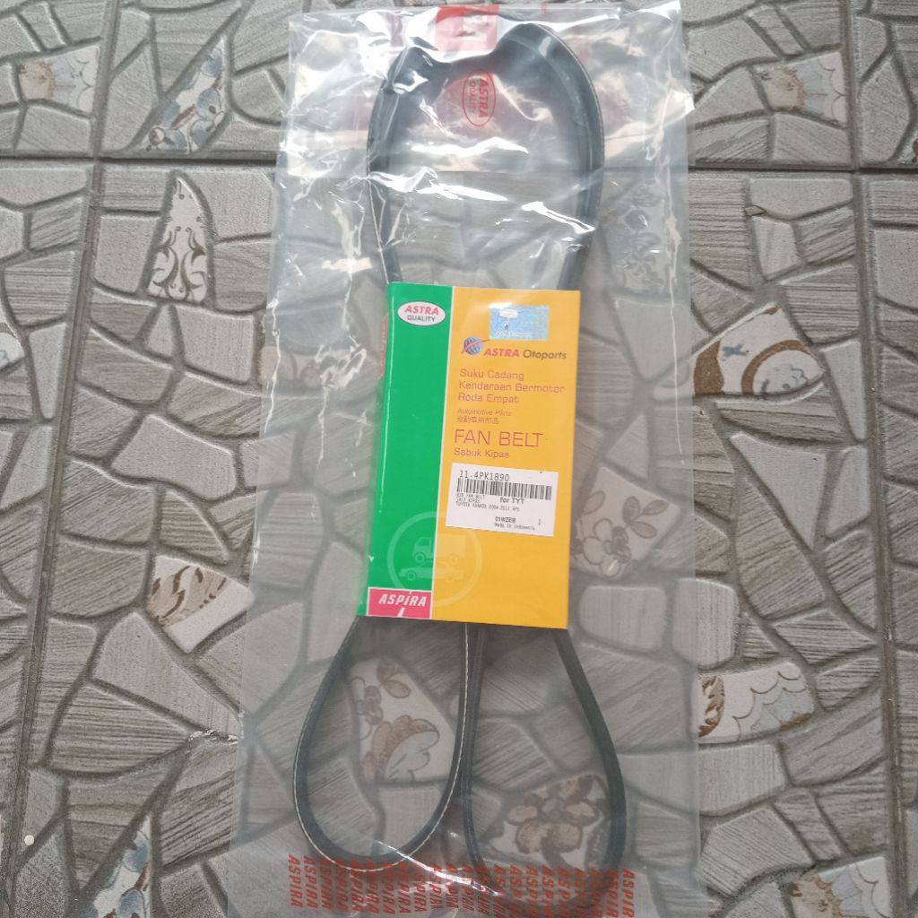 Fan belt/V-belt/Tali Kipas Avanza/Xenia Lama 1300cc Original Astra