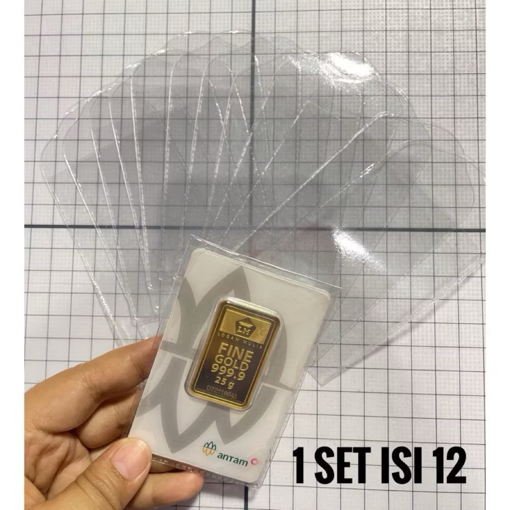 

(1 PAKET ISI 12 BIJI) PLASTIK ANTM COVER TEBAL BENING SERBAGUNA KTP KTA SIM DAN KARTU LAINNYA