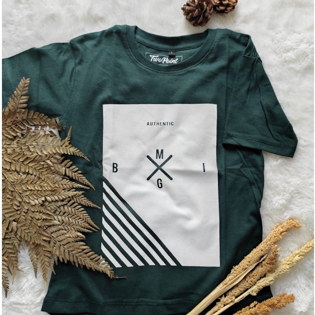 baju Kaos anak Laki-Laki & Perempuan  TwoPoint Kaos Anak Motif Garis-Garis