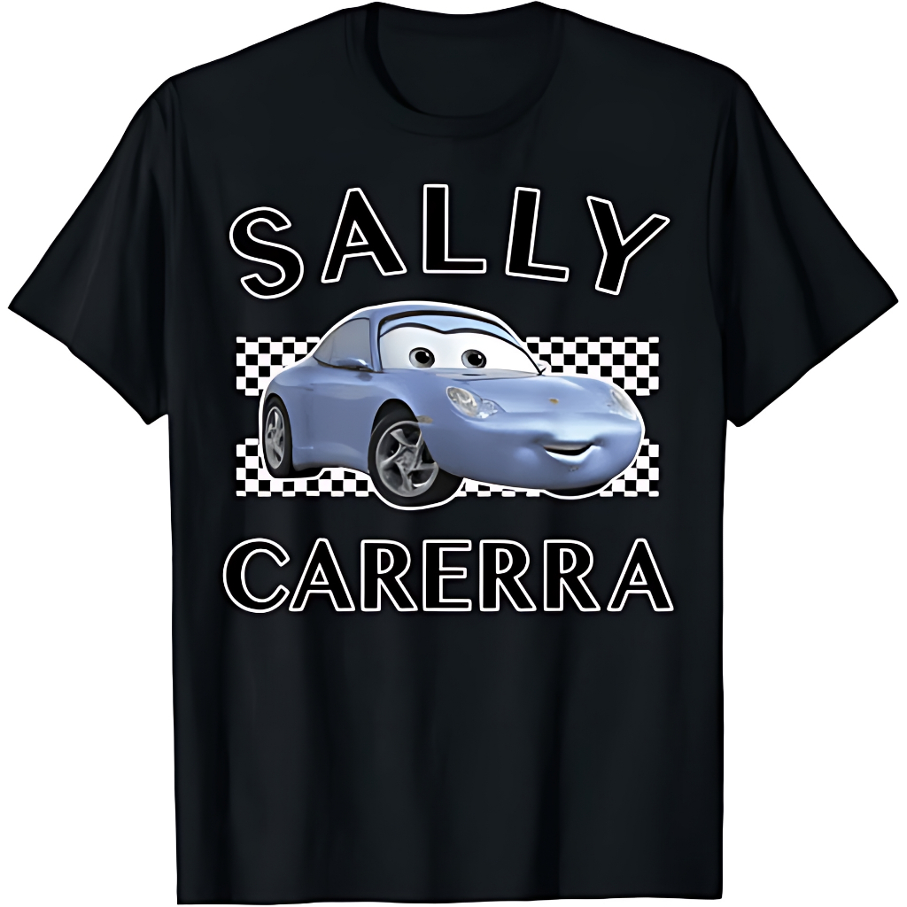 Disney Pixar Cars Sally Carerra Finish Graphic T-Shirt T-Shirt