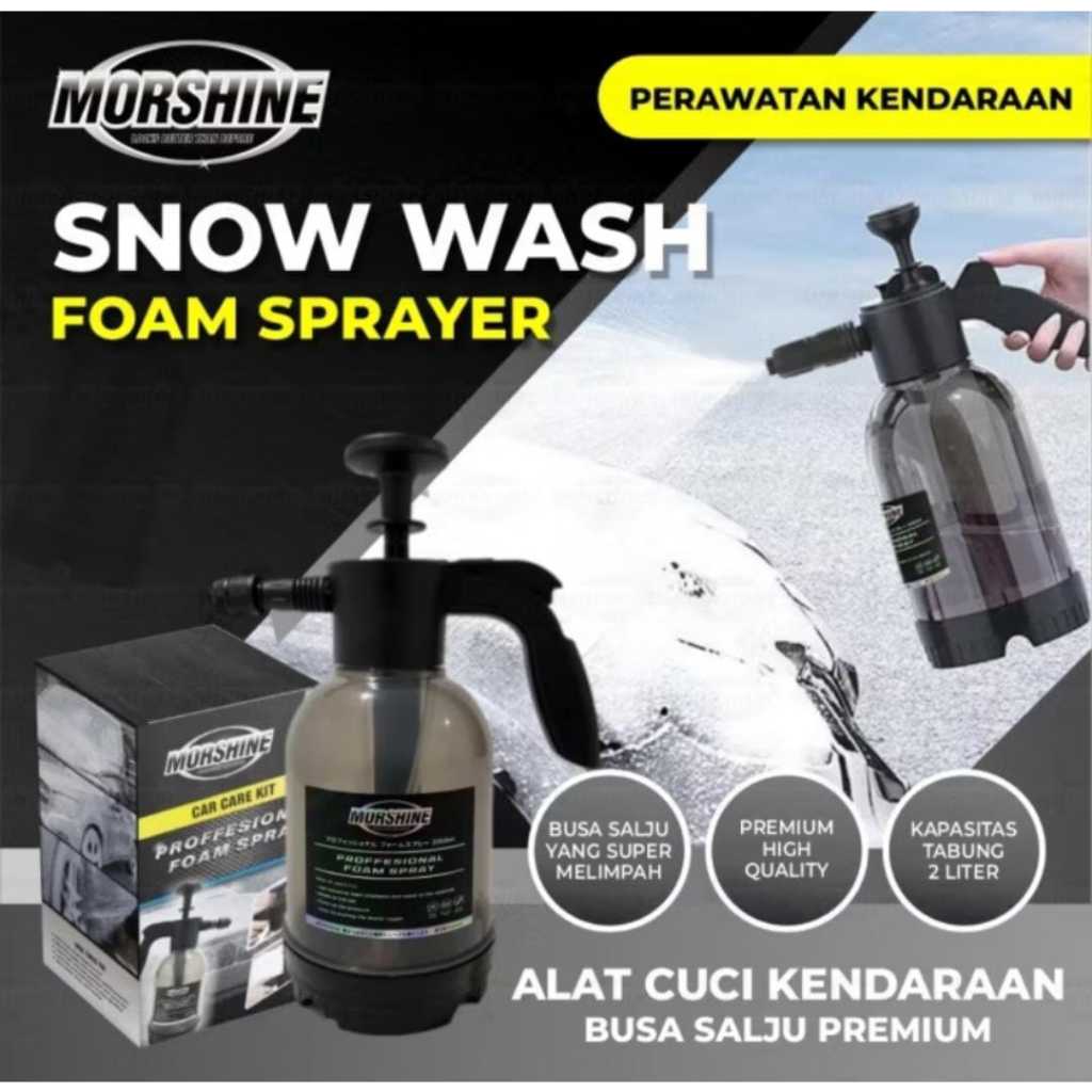 Semprotan Busa Salju Shampo Motor Mobil Serbaguna Pompa Manual / Portable Snow Wash Foam Spray Shamp