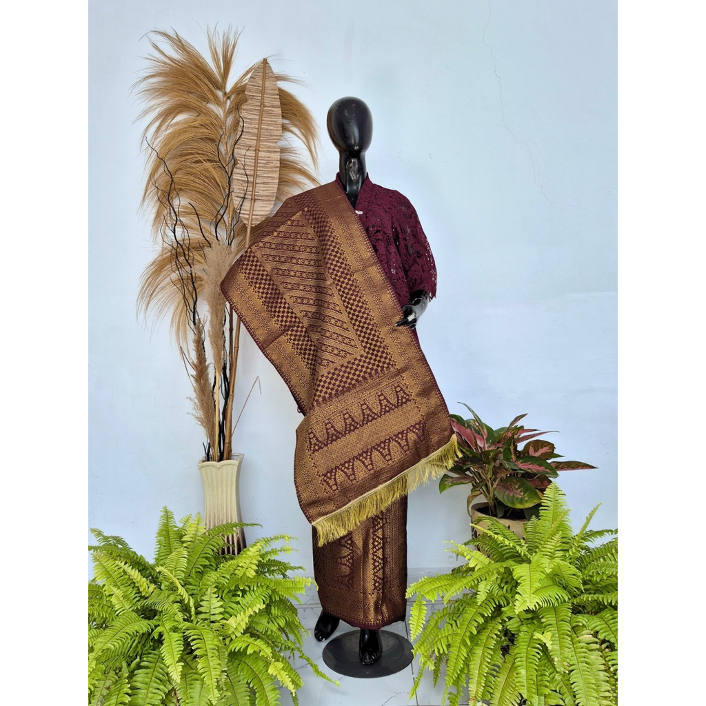 Songket Palembang Tenun Mesin