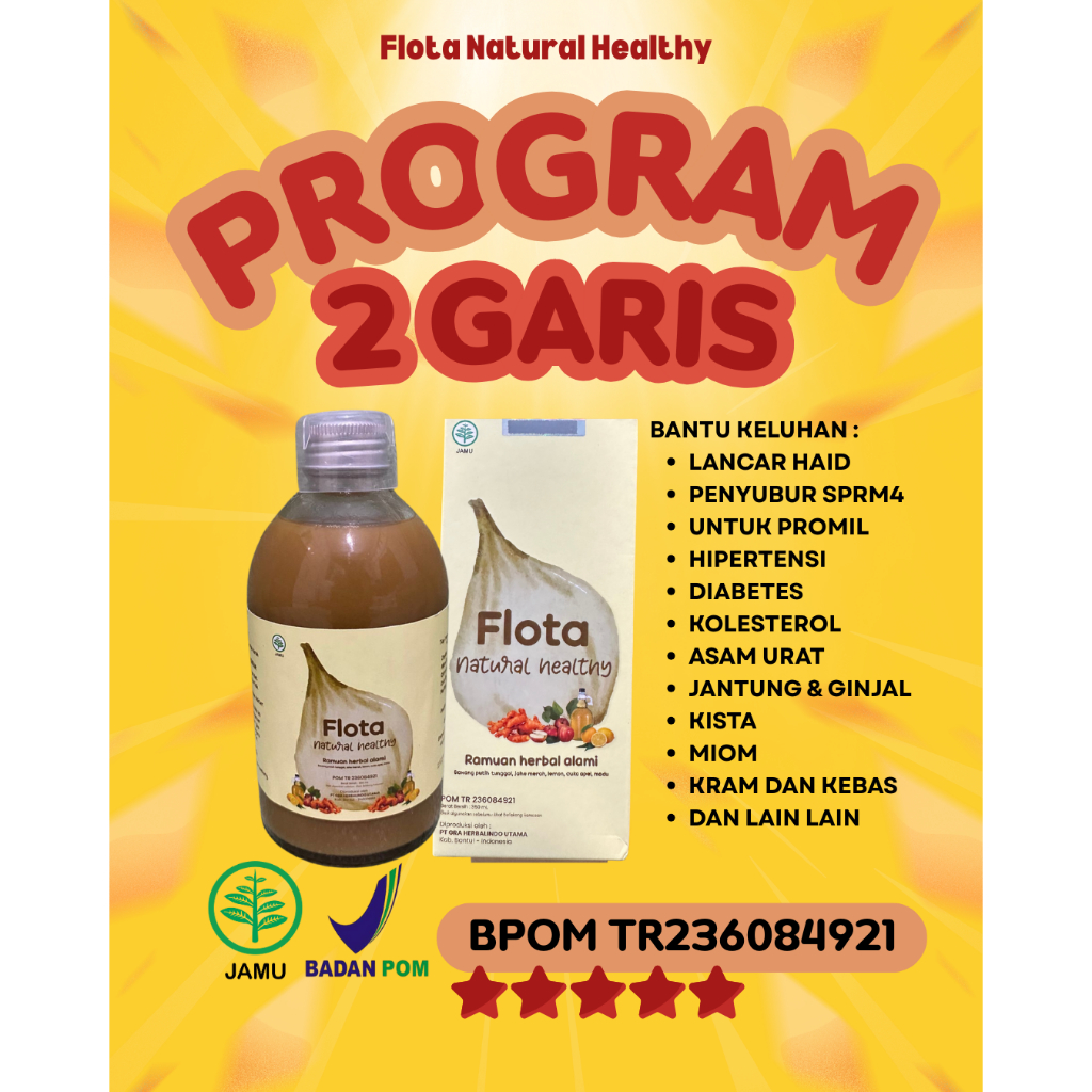 

FLOTA NATURAL HEALTHY BAWANG PUTIH TUNGGAL