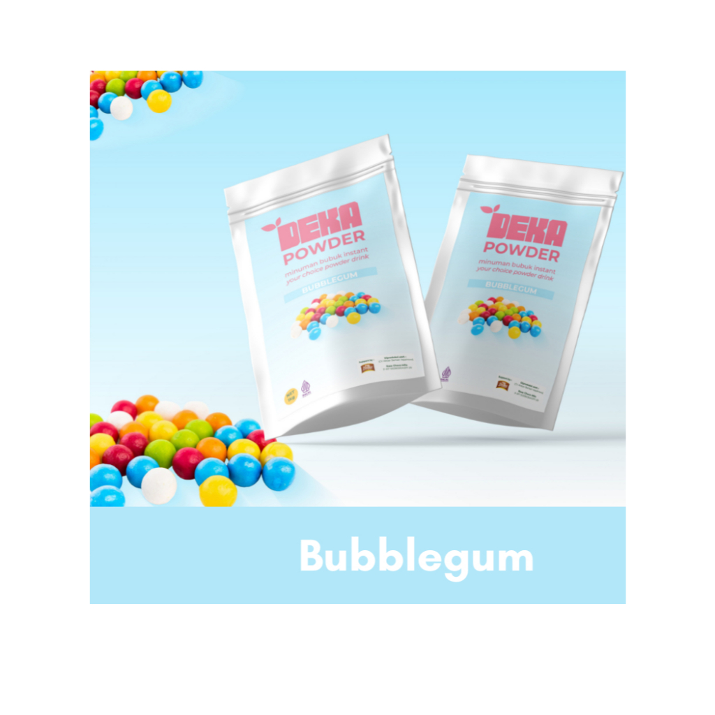 

DEKA Powder varian Bubblegum / Minuman Bubuk / Powder Drink / Minuman Kekinian / Bubblegum Bubuk