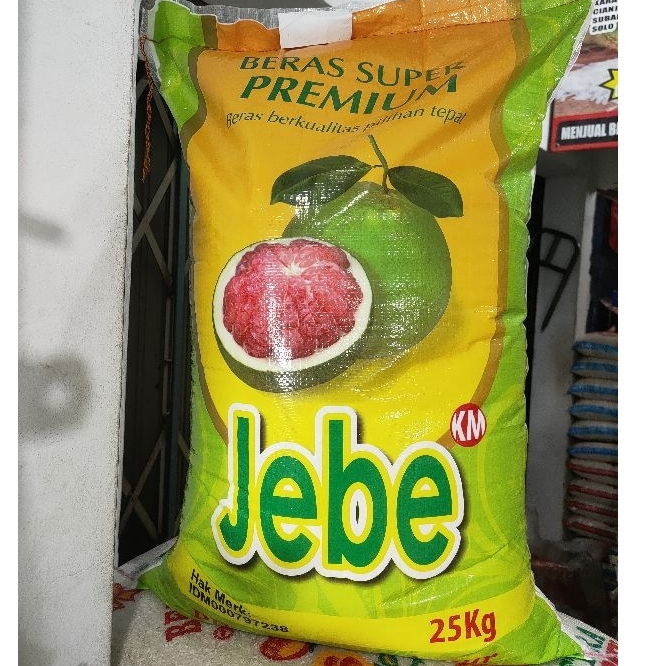

BERAS SUPER PREMIUM JEBE 25kg PULEN