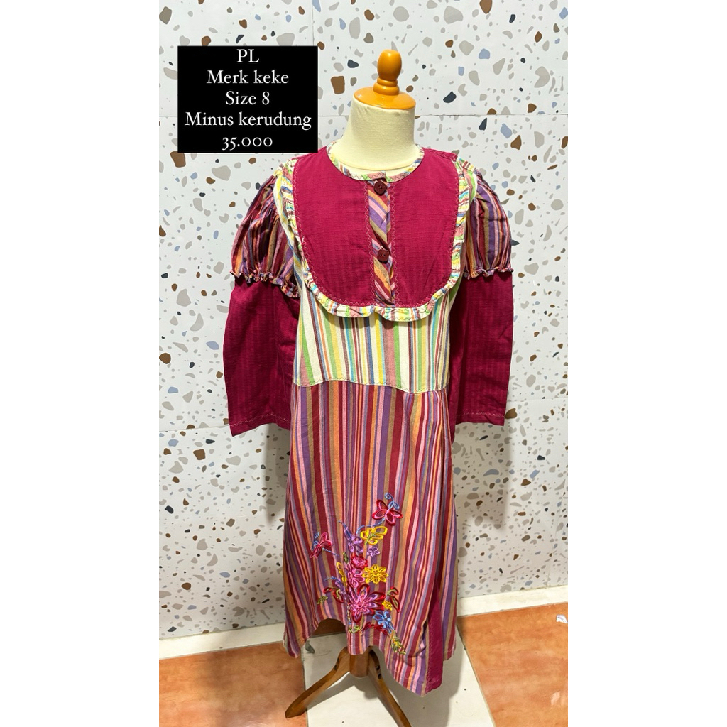 Baju Muslim Anak Perempuan Merk Keke