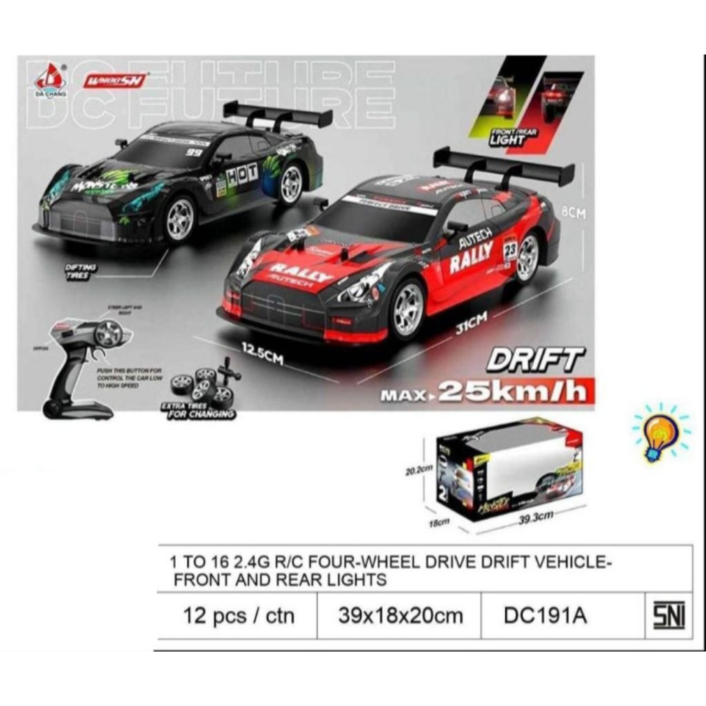 RC  DC191A///RC  DRIFT///RC  BODY  LENTUR///RC  BALAP///RC  SEDAN///RC  4WD///RC  4X4///REMOTE  CONT