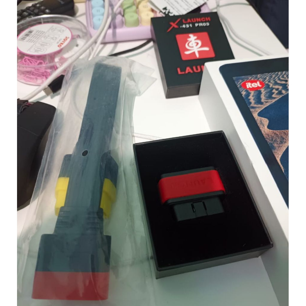 Scanner Mobil launch easydiag dengan software xpro5 + ekstensi obd2