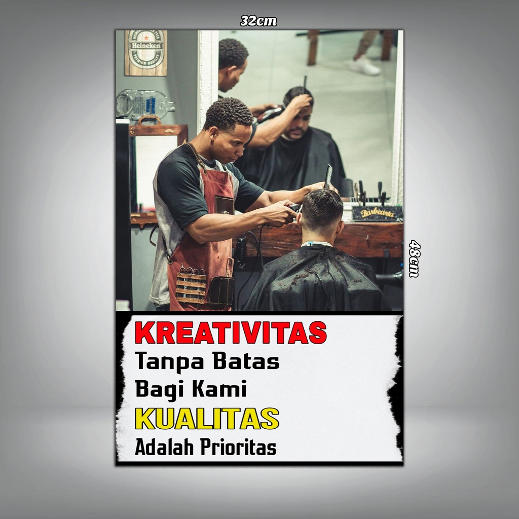 poster quotes barbershop art paper a3plus walldecor