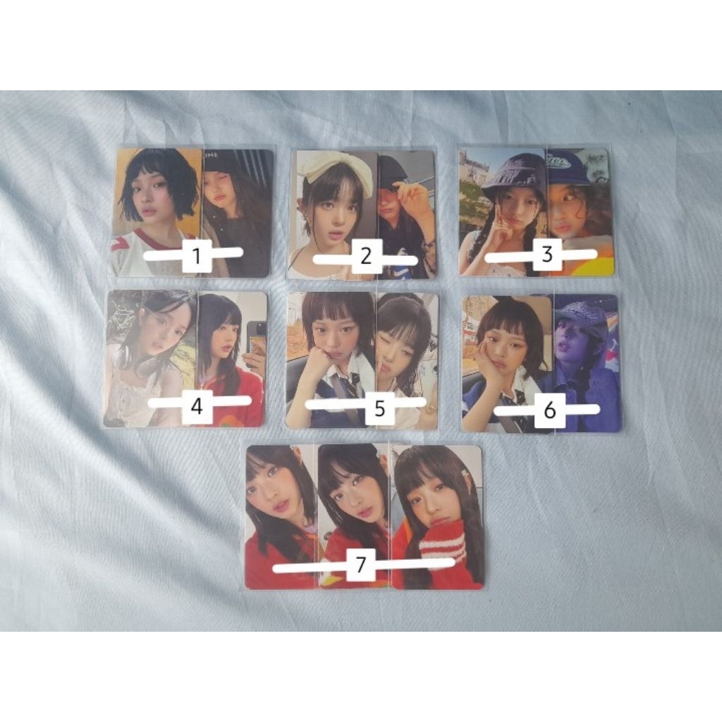 new jeans hanni danielle sg24 bucket hat photocard pc season's greeting 2024 supernatural how sweet 