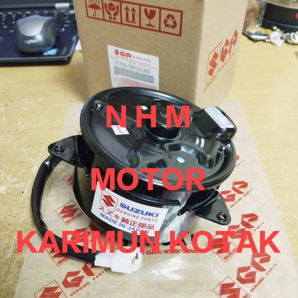 MOTOR FAN RADIATOR KARIMUN KOTAK ORIGINAL