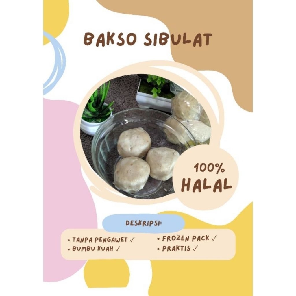 

bakso polos daging asli PREMIUM free chili oil