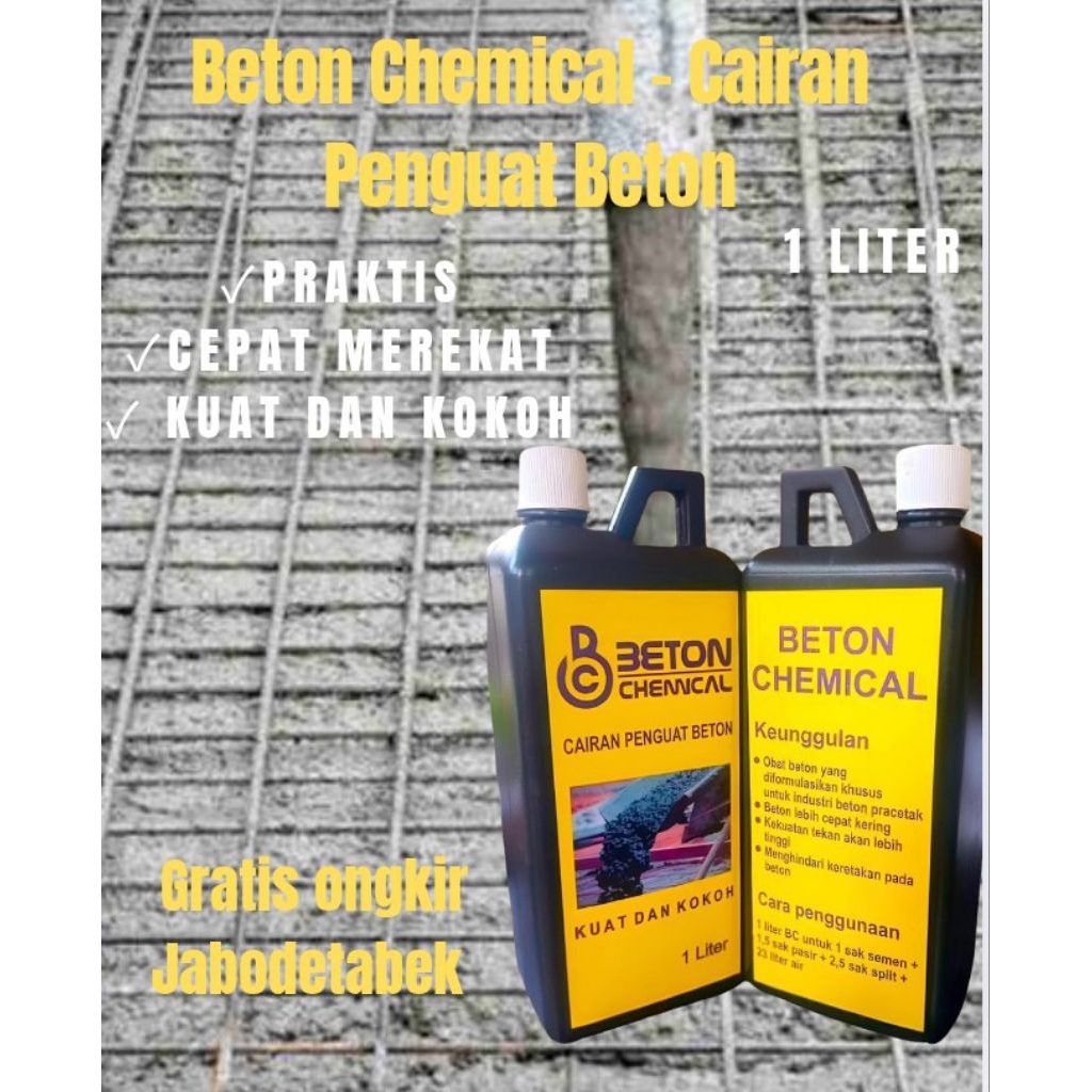 penguat cor beton chemical