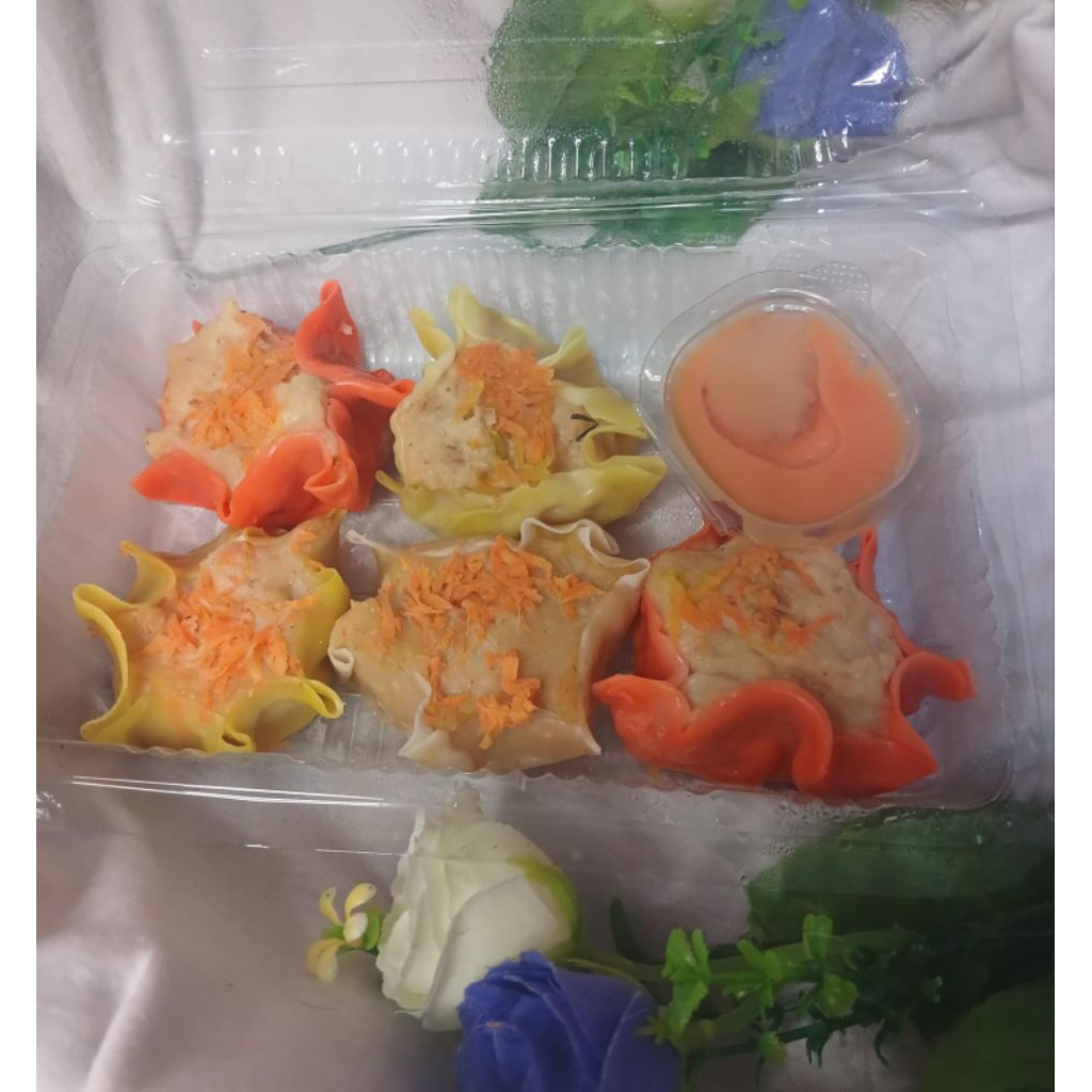 

Dimsum Ayam Premium saus mentai