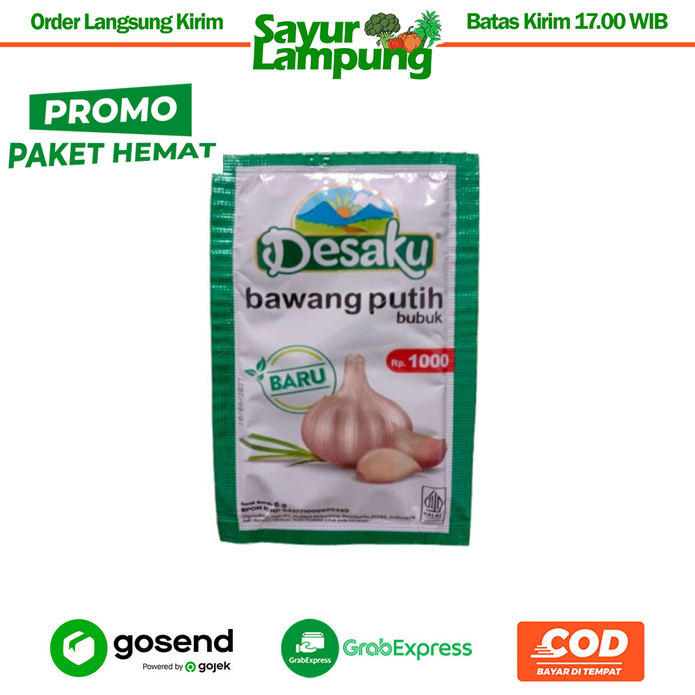 

PaHe Desaku Bawang Putih Bubuk (1 Pcs) - Sayur Lampung