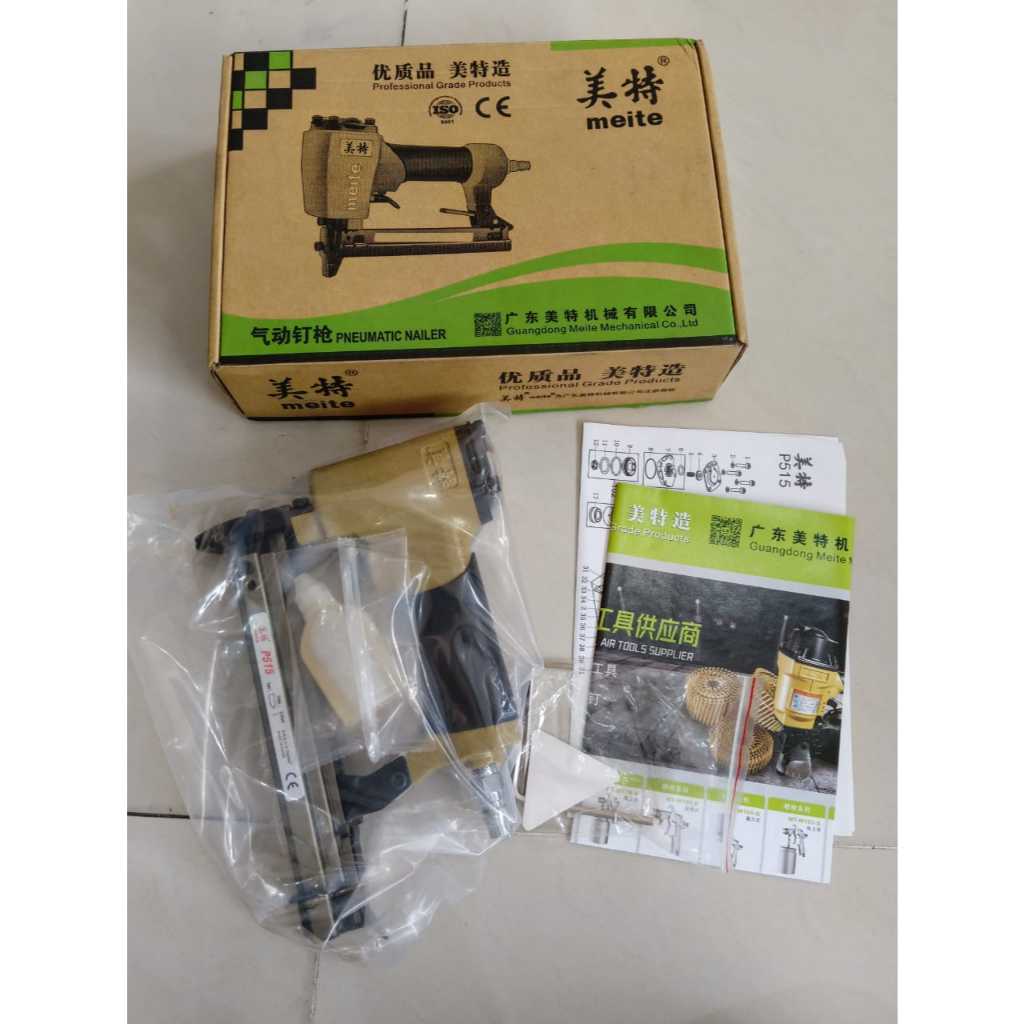 MEITE P515 mesin staples pigura flexi point Framing pinner air nailer paku tembak frame pigura