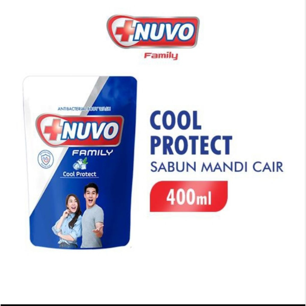 nuvo sabun mandi cair cool protect 400ml