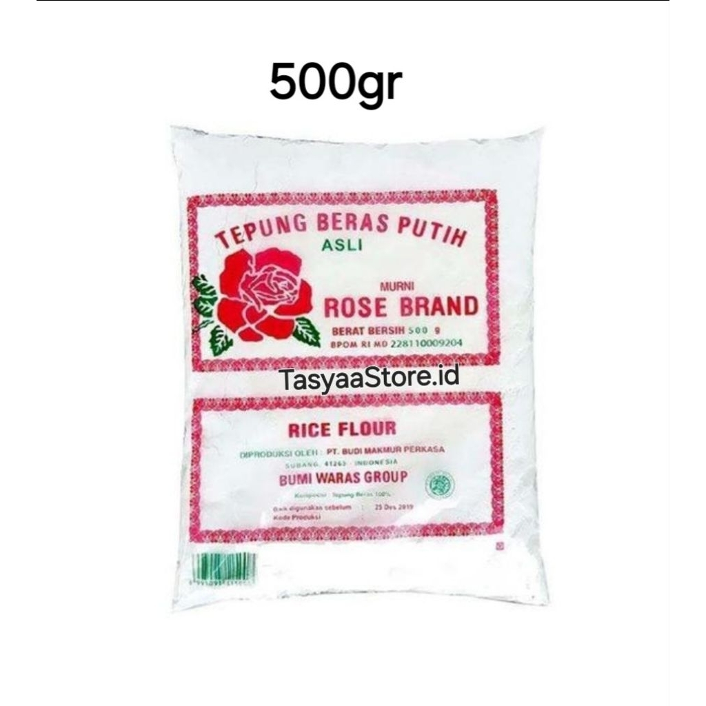 

Rosebrand Tepung Beras Putih ASLI 500gr