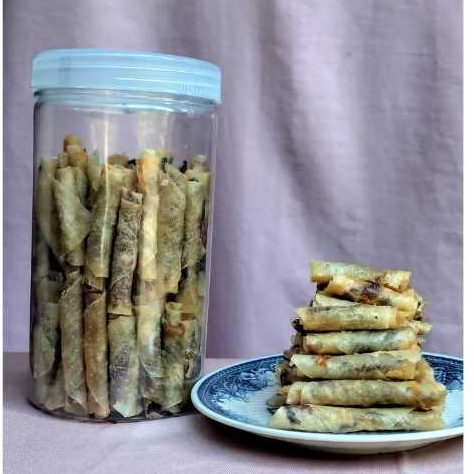 

Sale Lumpia/Pisang Sale Aroma Snack Lezat Renyah 100% Original Tanpa Bahan Pengawet Kemasan Toples