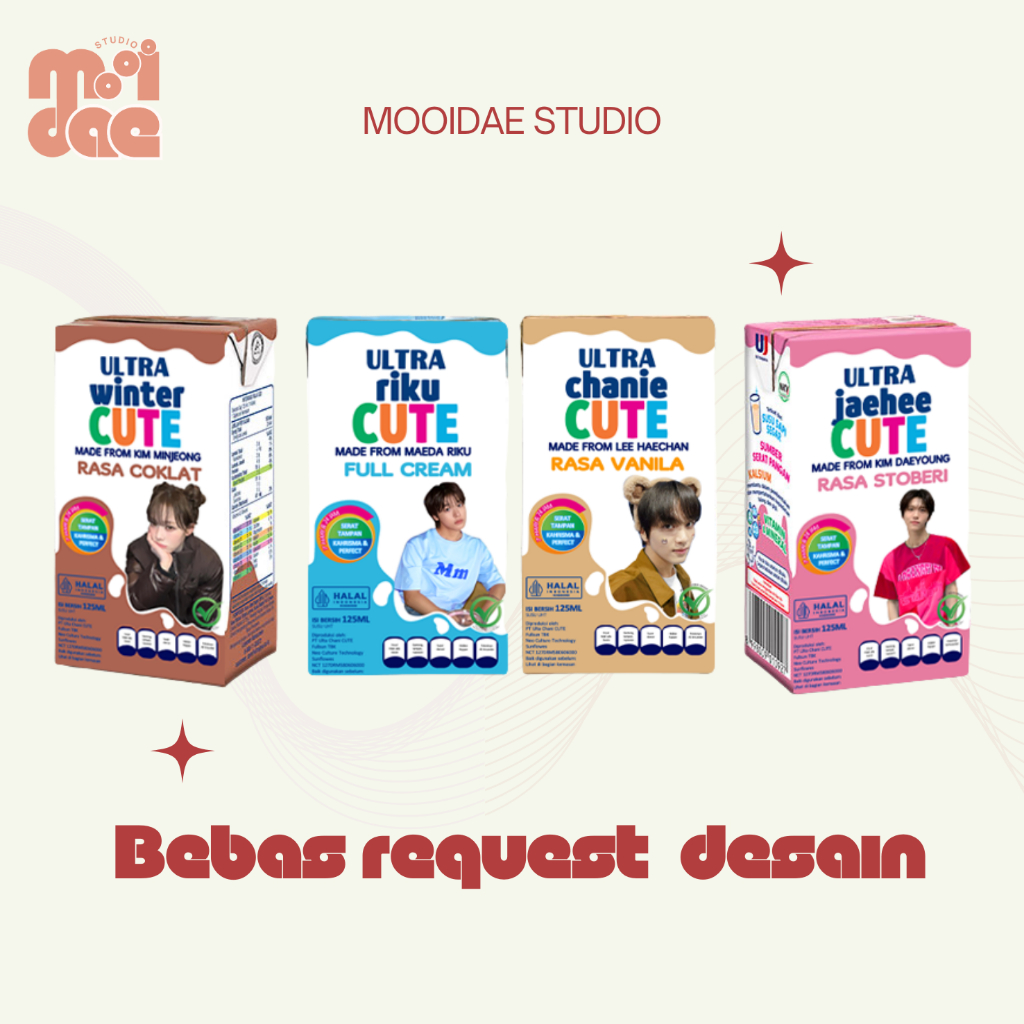 

Stiker Frebiess Susu Konser UlangTahun Custom