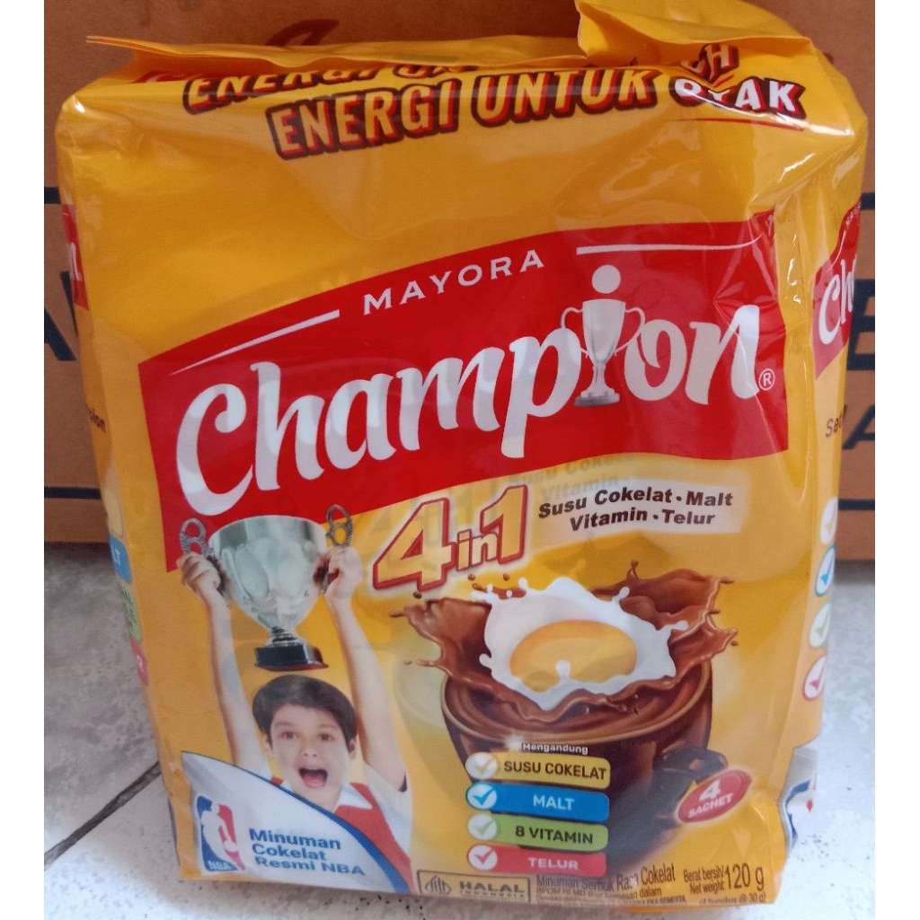 

ENERGEN CHAMPION isi 4 SACHET/BAG