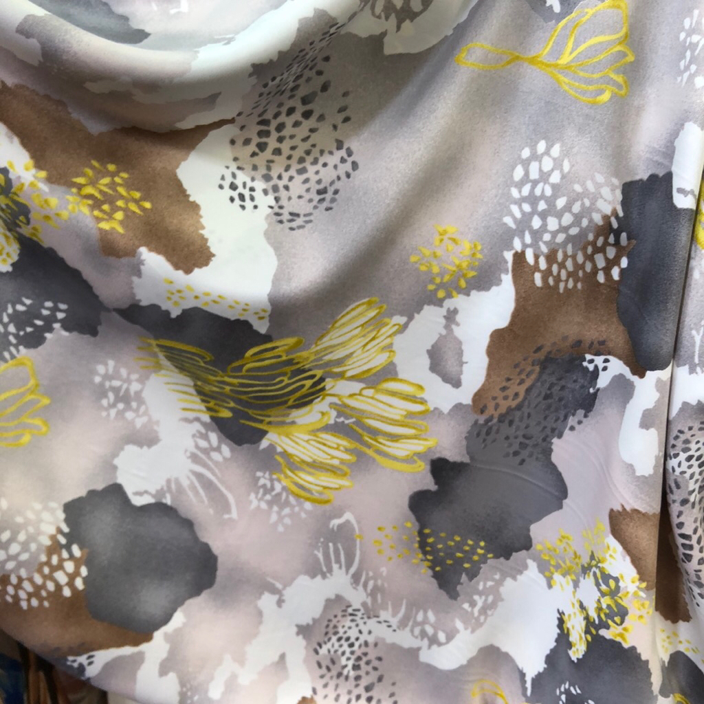 kain armany silk motif abstrak - kain silk motif luxury - kain silk motif premium ant