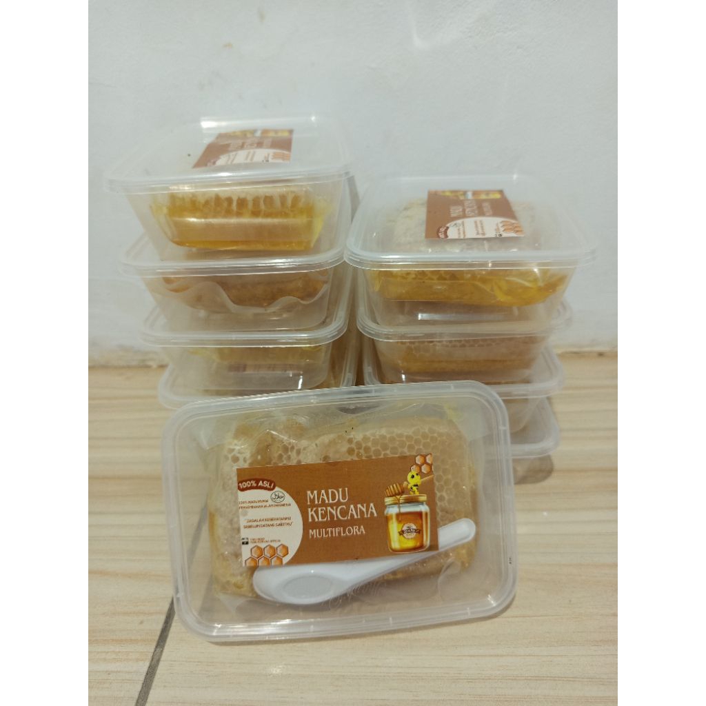 

promo !!! madu sarang lebah multiflora murni 100% ukuran 500 gram di toko baru kami