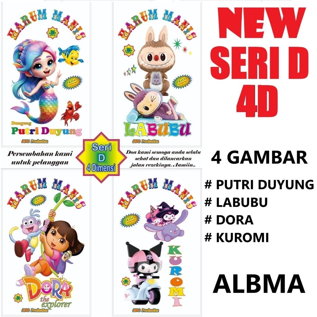 

Platik Harumanis berkualitas 4warna isi 100 dengan 4motif gambar berbeda