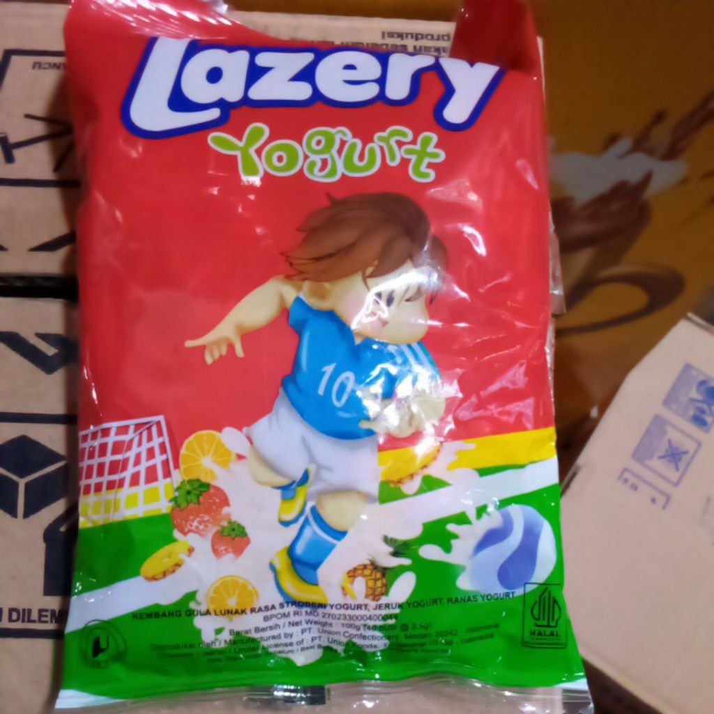 

lazery yogurt permen lunak kemasan pilin 100gr isi 40pcs