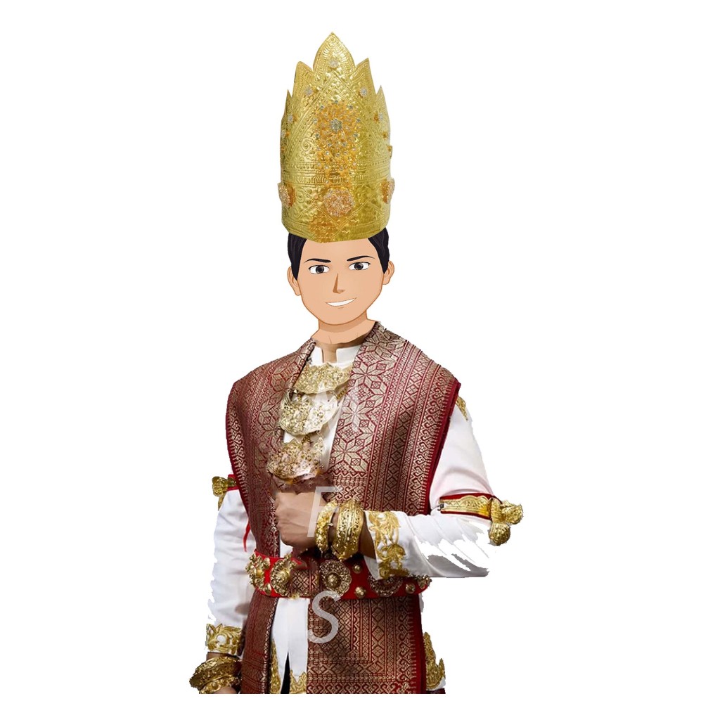 SET LENGKAP PAKAIAN ADAT PRIA LAMPUNG/PAKIAN PENGANTIN LAMPUNGPAKAIAN PENGANTIN PRIA LAMPUNG