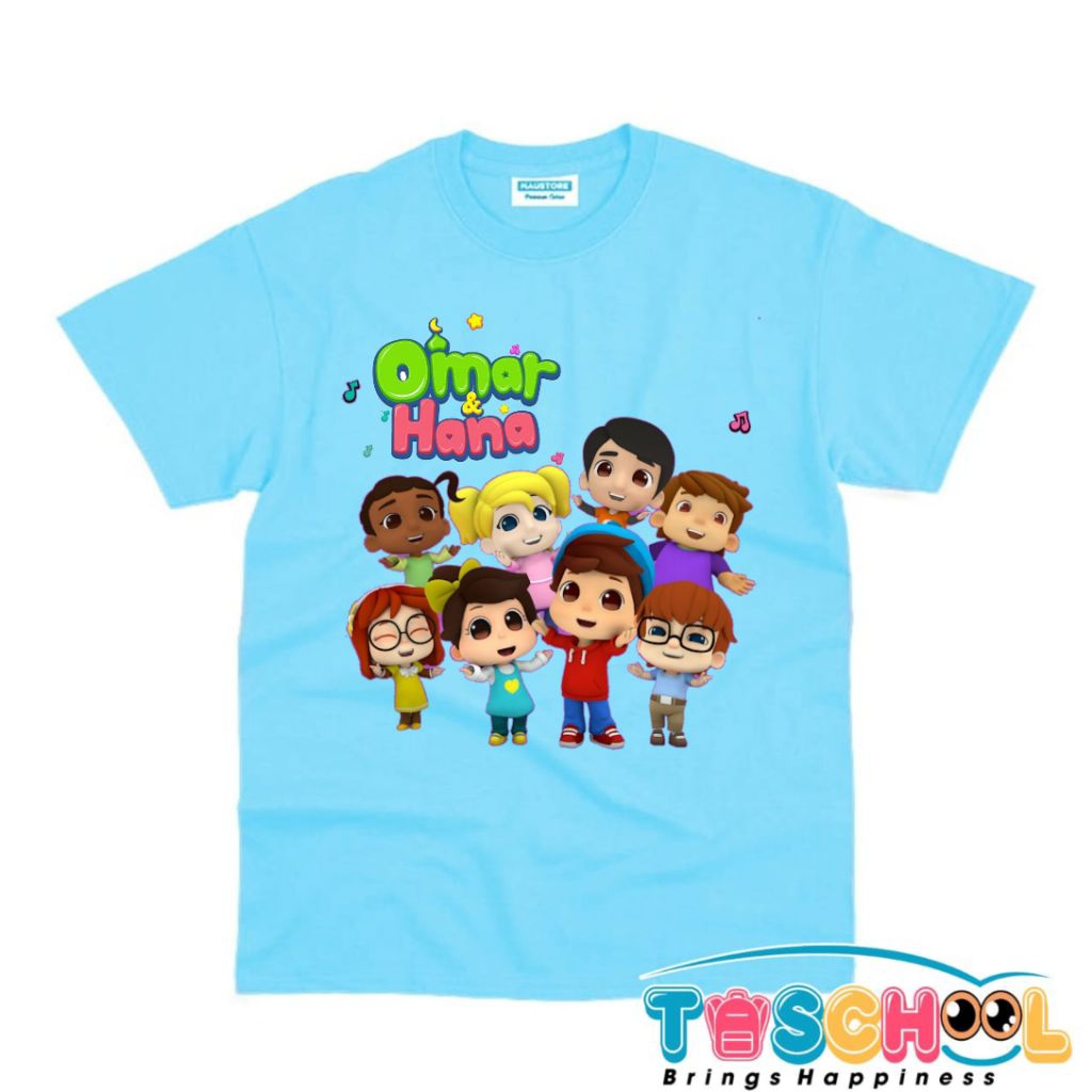 BAJU ANAK KAOS ANAK OMAR DAN HANA