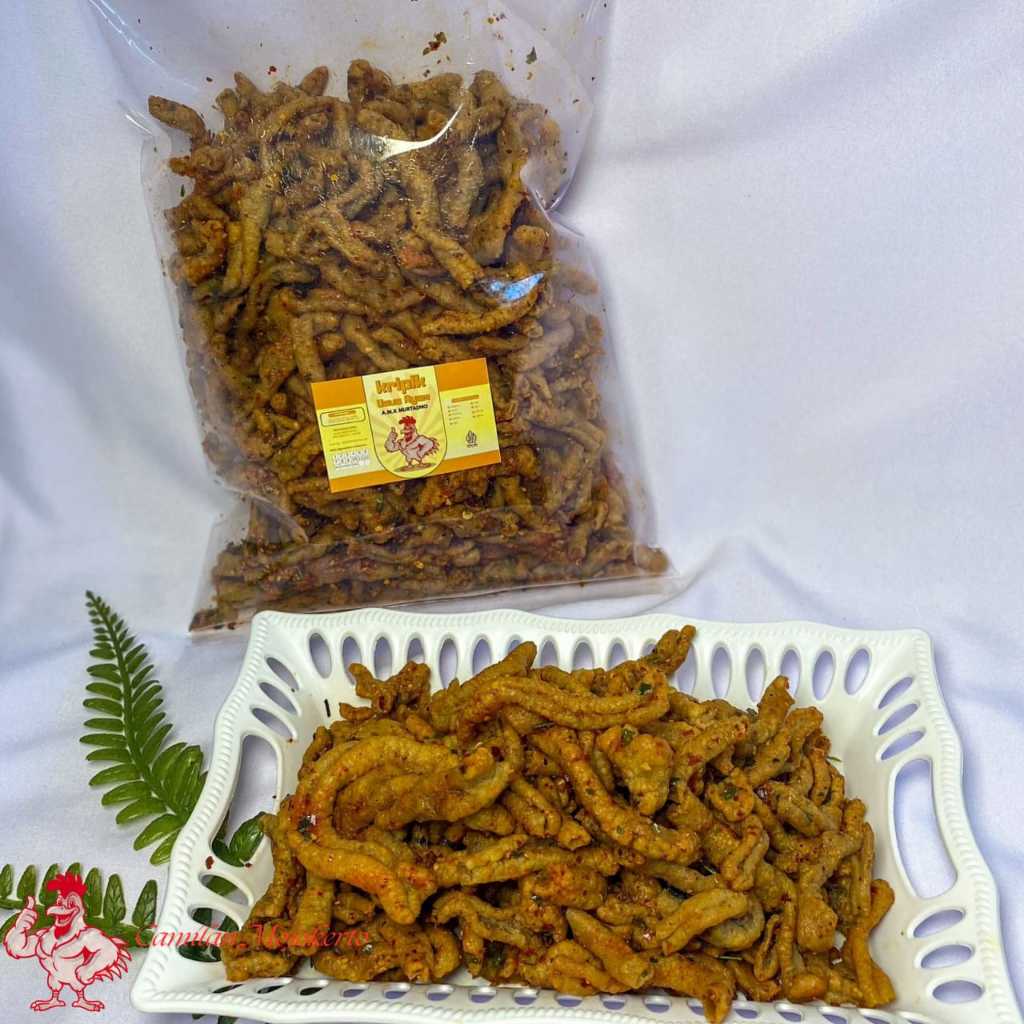 

Kripik Usus Original Crispy Daun Jeruk Pedas (A.M.K MURTADHO) Kiloan 500 gram / 1,5 kg Keripik Viral Premium Terlaris